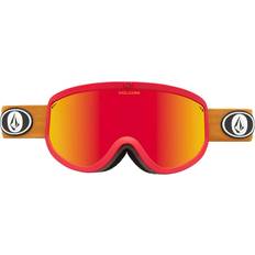 Volcom Ski Equipment Volcom Footprints Red/Charamel Red Chrome Goggles Red/Charamel