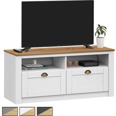 Kiefer Fernsehschränke Lowboard White/Brown Fernsehschrank 110x50cm