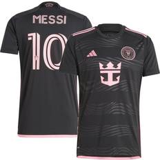 Adidas Liverpool FC Sports Fan Apparel adidas Inter Miami CF 23/24 Messi Away Jersey Black Mens