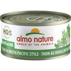 Almo Nature HQS Cat Grain Free Additive Free Tuna Pacific Style Canned Cat Food 2.47-oz, case