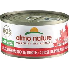 Almo Nature HQS Cat Grain Free Chicken Drumstick Canned Cat Food 2.47-oz, case