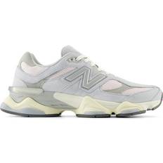 Gray - Men Sneakers New Balance 9060 - Granite/Pink Granite/Silver Metallic