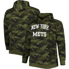 Profile Men's Camo New York Mets Allover Print Big and Tall Pullover Hoodie Camo