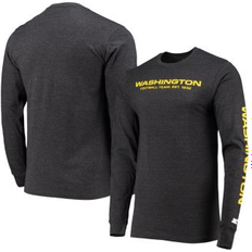 Starter Men's Heathered Charcoal Washington Football Team Halftime Long Sleeve T-shirt Heathered Charcoal