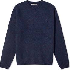 Acne Studios Round-neck sweater deep_blue_melange