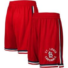 Youth Fanatics Branded Red St. Louis Cardinals Hit Home Mesh Shorts