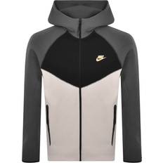 Herren Jacken Nike Sportswear Tech Fleece Windrunner Men's Hooded Jacket - Light Orewood Brown/Iron Grey/Black/Metallic Gold