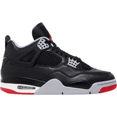 Black - Women Shoes Nike Air Jordan 4 Bred Reimagined M - Black/Fire Red/Cement Grey/Summit White