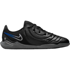 Indoor Football Shoes Children's Shoes Nike Jr. Tiempo Legend 10 Club IN - Black/Hyper Royal/Chrome