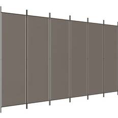 Grå Romavdelere vidaXL 5-Panel Anthracite Grey Romavdeler 300x200cm