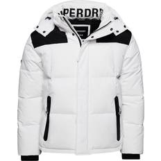 Superdry Bekleidung Superdry Hooded Box Quilt Puffer Jacket