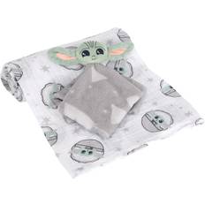 Lambs & Ivy Gift Sets Lambs & Ivy Star Wars Baby Yoda/The Child Swaddle Blanket & Lovey Gift Set