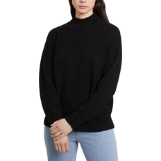 ASKET The Mock Neck Sweater - Black