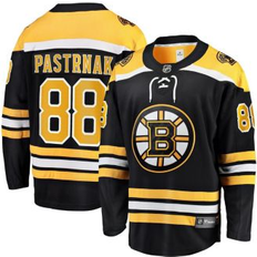 Fanatics Sports Fan Apparel Fanatics Men's David Pastrnak Black Boston Bruins Home Breakaway Jersey Black