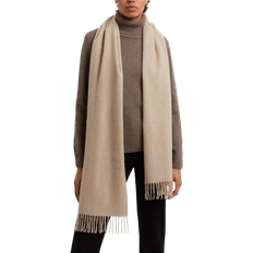 ASKET The Oversized Cashmere Wool Scarf - Beige