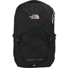 Black - Laptop/Tablet Compartment Backpacks The North Face Jester Luxe Backpack - TNF Black Heather/Burnt Coral Metallic