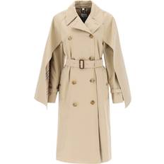 S - Women Outerwear Burberry Belted Trench Coat - Honey