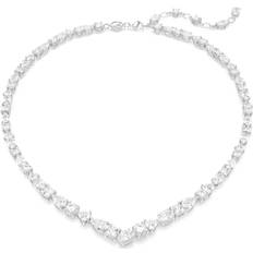 Damen Halsketten Swarovski Mesmera Necklace - Silver/Transparent