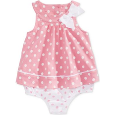 Polka Dots Children's Clothing First Impressions Baby Girl's Dotted Cotton Sunsuit - Pink/White