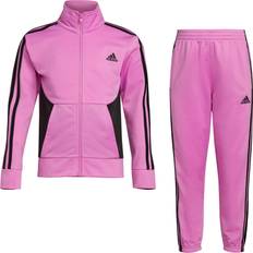 L Tracksuits Children's Clothing adidas Junior Essential Tricot Track Set - Pulse Lilac (GB6942)