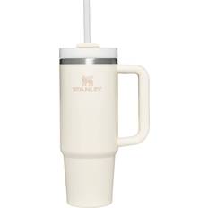 Beige Cups & Mugs Stanley The Quencher H2.0 FlowState Cream Travel Mug 30fl oz