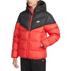Nike Men Jackets Nike Windrunner PrimaLoft Men's Storm FIT Hooded Puffer Jacket - Black/University Red/Sail