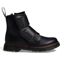 Dr. Martens Junior 1460 Double Strap Leather Boots - Black/Romario