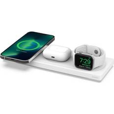 Plater - Trådløse ladere Batterier & Ladere Belkin BoostCharge Pro 3-in-1 Wireless Charging Pad with Official MagSafe 15W