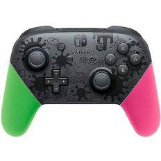 Game Controllers Nintendo Pro Controller - Splatoon 2 Edition (Switch) - Black/Greeen/Pink