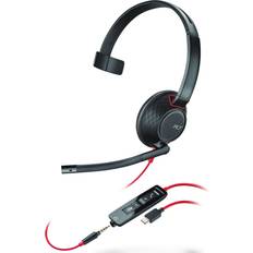 Usb c headset Hewlett Packard Blackwire 5210 Monaural USB-C Headset +3.5mm Plug +USB-C/A Adapter