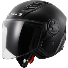 LS2 Motorcycle Helmets LS2 Hjelm OF616 Airflow II Solid, blanksort