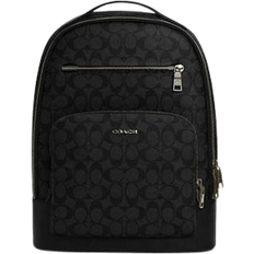 Coach Ethan Backpack In Signature Canvas - Gunmetal/Black