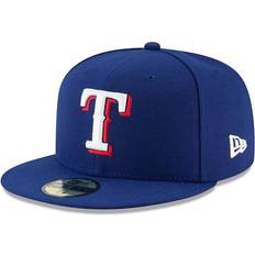 New Era Atlanta Braves Sports Fan Apparel New Era Texas Rangers On Field 59Fifty Fitted Hat 3/8 Royal