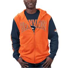 G-III Sports by Carl Banks Sports Fan Apparel G-III Sports by Carl Banks Men's Orange, Navy Denver Broncos T-shirt and Full-Zip Hoodie Combo Set Orange, Navy