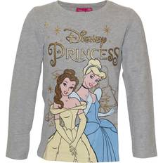 Disney-Prinzessinnen Kinderbekleidung Glitter Long-Sleeved T-Shirt Mid Grey 2-3 Years