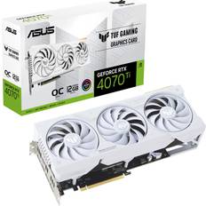 ASUS Nvidia GeForce Graphics Cards ASUS TUF Gaming NVIDIA GeForce RTX 4070 Ti OC White Edition