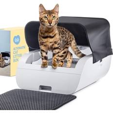 Pets Smart Automatic Cat Litter Box Scoop Free Self Cleaning Cat Litter Box