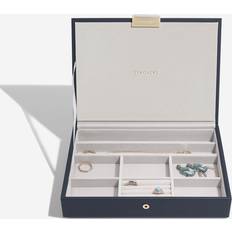 Stackers Classic Jewellery Box Lid Navy