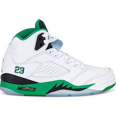 Shoes Nike Air Jordan 5 Retro W - White/Black/Ice Blue/Lucky Green