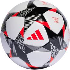 adidas Women's UEFA Champions League 2024 Final League Soccer Ball, 5, White/Black/Solar Red