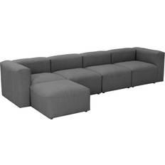 Max Winzer Lena Sectional Charcoal Sofa 350cm 5-Sitzer