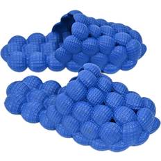 Funny Massage Bubble Ball Spa Slippers - Blue