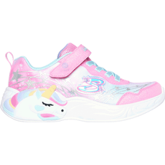 LED Light Children's Shoes Skechers Girl's S-Lights: Unicorn Dreams Wishful Magic - Pink/Turquoise