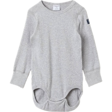 Polarn O. Pyret Baby's Bodysuit - Gray Melange