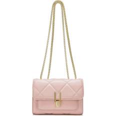 Duomier Small Quilted Purse Crossbody Bag - Pink