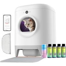 New Updated PuraX Self-Cleaning Cat Litter Box, Scooping Free Automatic Cat Litter Box