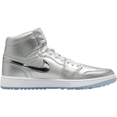Men Golf Shoes Nike Air Jordan 1 High G NRG M - Metallic Silver/Photon Dust/White