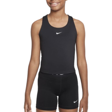 Mädchen Tanktops Nike Girl's Swoosh Tank Top Sport Bra - Black/White