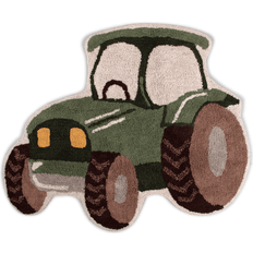 Cars Tekstiler Filibabba Teppe Traktor 100x77cm