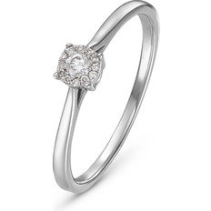 Diamanten Ringe Christ Women's Ring - White Gold/Diamonds
